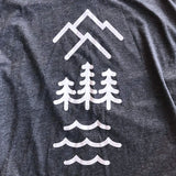Done Creative Nature Icons Bamboo Tri Blend T-Shirt