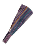 Striped Hippie Headband - Rainbow