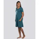 Moon Goddess Organic T-Shirt Dress with Pockets