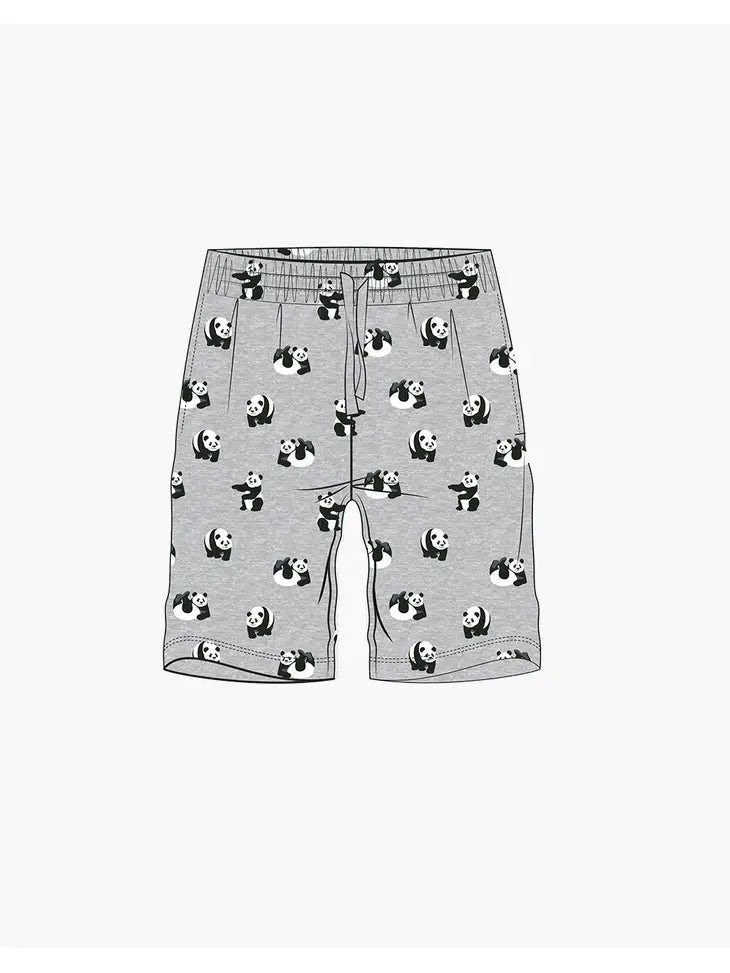 Men's Panda Bamboo Jersey Sleep Short