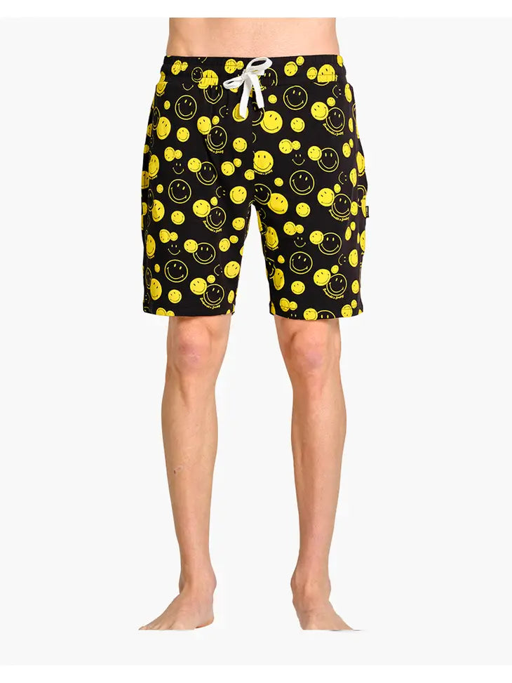 Men's Smiley Sunshine Bamboo Jersey Sleep Short