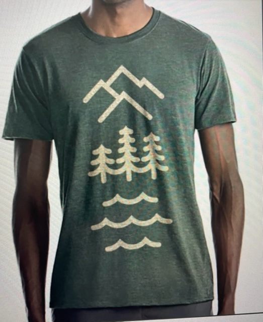 Done Creative Nature Icons Bamboo Tri Blend T-Shirt