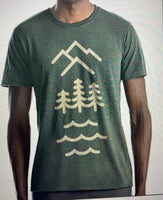 Done Creative Nature Icons Bamboo Tri Blend T-Shirt