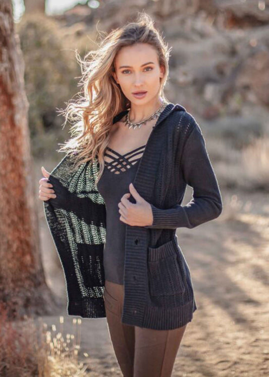 Aquarius Cardigan by Nomads Hempwear