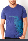 Great Blue Heron T-shirt by Done.Creative